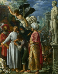 Saint Lawrence prepared for Martyrdom by Adam Elsheimer