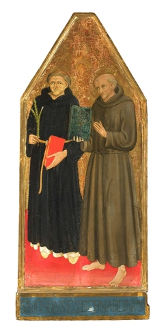 Saint Nicholas and Saint Bernard by Anonymous