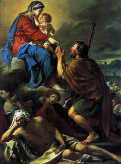 Saint Roch Interceding with the Virgin for the Plague-Stricken by Jacques-Louis David