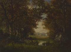 Scene in the Forest of Fontainebleau by Robert Crannell Minor