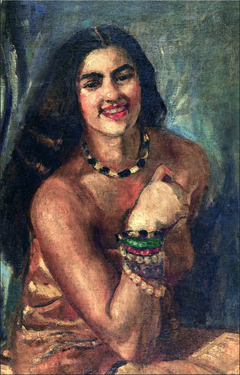 Self Portrait (7) by Amrita Sher-Gil