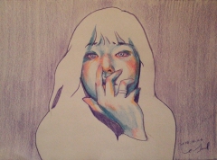 Self-portrait by Eunsoul Eom