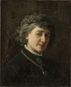 Self-Portrait by Johanne Mathilde Dietrichson