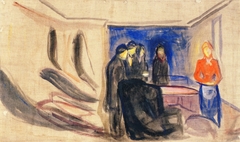 Set Design for Henrik Ibsen's "Ghosts" by Edvard Munch