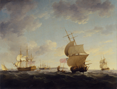 Shipping in the English Channel by Charles Brooking