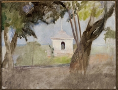 Shrine in Talashkino – northern side study by Jan Ciągliński