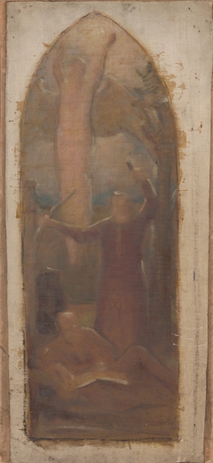 Sketch for the Composition of Religious Scene by Milan Thomka Mitrovský