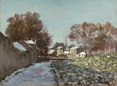 Snow Effect at Argenteuil by Claude Monet