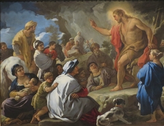 St. John the Baptist Preaching by Luca Giordano