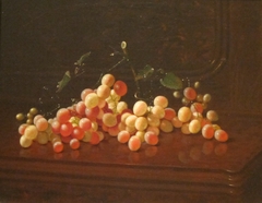 Still Life with Grapes by Edward Edmondson