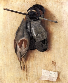 Still-Life with Partridge and Iron Gloves by Jacopo de' Barbari