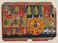 The Adoration of Krishna by Unknown Artist