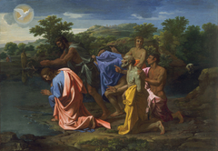 The Baptism of Christ by Nicolas Poussin