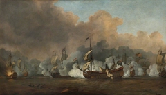 The Battle of the Texel, 11-21 August 1673 by Willem van de Velde the Younger