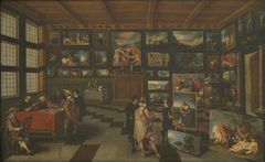 The Cabinet of an Art Lover by Hieronymous Francken II