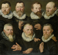 The Company of Captain Pieter Dircksz Hasselaer and Lieutenant Jan Gerritsz Hooft, Amsterdam by Pieter Pietersz the Elder