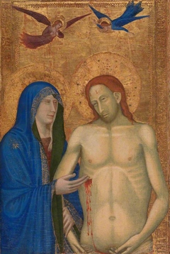 The Dead Christ and the Virgin by Anonymous