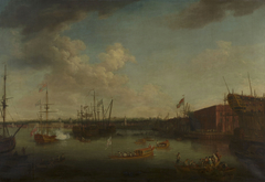 The Dockyard at Deptford by Richard Paton