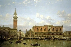 The Doge's Palace, Venice, from the Bacino di San Marco by David Roberts