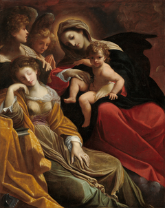 The Dream of Saint Catherine of Alexandria by Lodovico Carracci