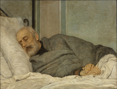 The Dying Mazzini (Mazzini morente) by Silvestro Lega