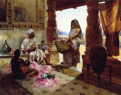 The Flower Maidens by Rudolf Ernst