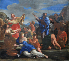 The Gathering of the Manna in the Desert by Giovanni Francesco Romanelli