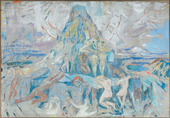 The Human Mountain: Towards the Light by Edvard Munch