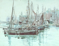 The Little Fishing Boats by Charles Duncan Hay-Campbell