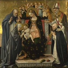 The Marriage of Saint Catherine of Siena by Lorenzo d'Alessandro