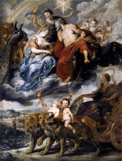 The Meeting of Marie de' Medici and Henry IV at Lyons by Peter Paul Rubens