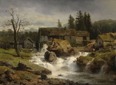 The Mill by Andreas Achenbach