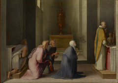 The Miraculous Communion of Saint Catherine of Siena by Domenico di Pace Beccafumi