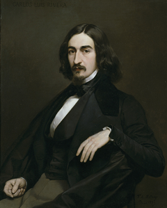 The Painter Carlos Luis de Ribera by Federico de Madrazo y Kuntz