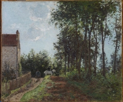 The Road Near the Farm by Camille Pissarro