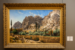 The Saint Catherine Monastery in Sinai by Adolf Meckel von Hemsbach