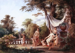 The Toilet of Venus by Károly Markó