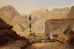 The Top of Mount Sinai with the Chapel of Elijah by Miner Kilbourne Kellogg