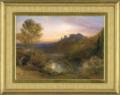 The Towered City (of: The Haunted Stream) by Samuel Palmer