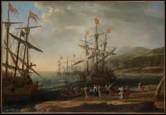 The Trojan Women Setting Fire to Their Fleet by Claude Lorrain