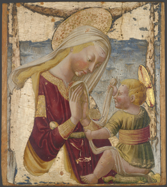 The Virgin Adoring the Child by Neri di Bicci