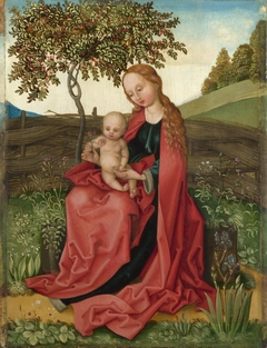 The Virgin and Child in a Garden by Martin Schongauer