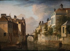 The Walpoort Bridge in Ghent by Pieter-Frans De Noter