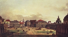 The Zwinger in Dresden by Bernardo Bellotto