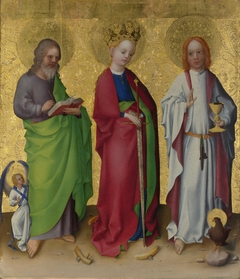 Three Saints by Stefan Lochner