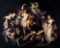 Titania and Bottom by Johann Heinrich Füssli