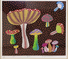 Toadstools by Yayoi Kusama