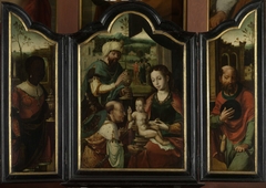 Triptych with the Adoration of the Magi by Unknown Artist