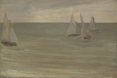 Trouville (Grey and Green, the Silver Sea) by James Abbott McNeill Whistler