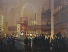 Tsar Alexander I opens the Diet of Porvoo 1809 by Emanuel Thelning